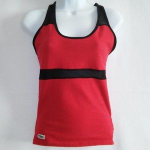Fitness Red Active Top Size Small